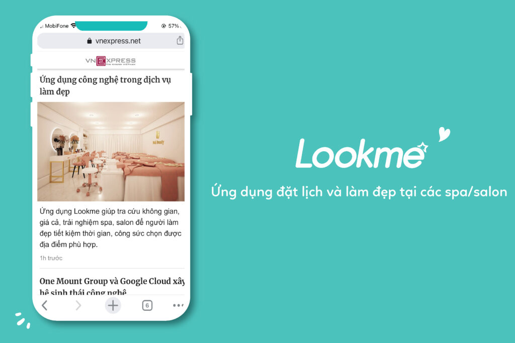 app Lookme - spa thien nhien